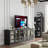 Abagail 62" Glass Display Cabinet Dining Cabinet-1550708185