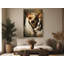 Drôle de chihuahua sur toile: Portrait d'un animal de compagnie victorien, décoration de salle de bain humoristique-418089437