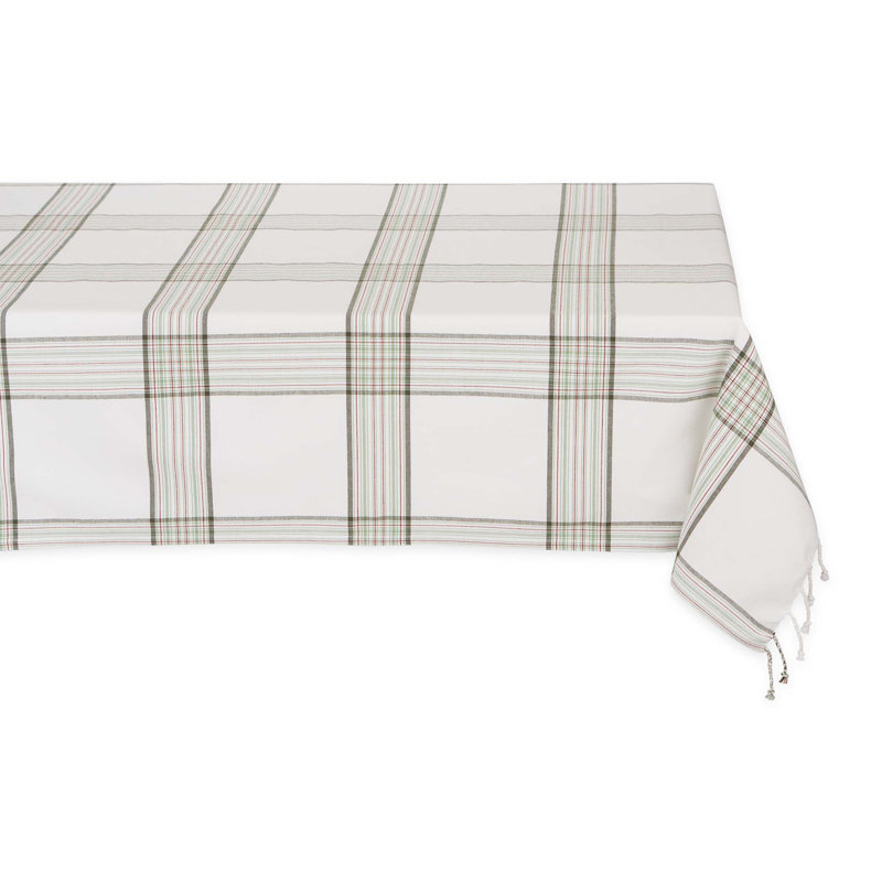 Rasc Rectangle Plaid Cotton Tablecloth Weight, 60" x 84"