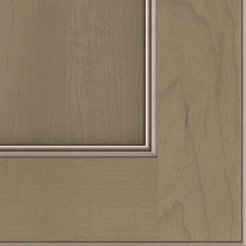 Dwelling Claredon Door Sample, Parchment w/Onyx Glaze, Maple