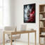Art mural sur toile, voilier rouge et gris-133480748