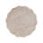 Travertine-Patterned Lightweight Concrete Side Table