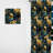 Blue And Yellow Cosmic Damask Whirls - Damask Curtain - Velvet Room Darkening - 1 Panel-107562561