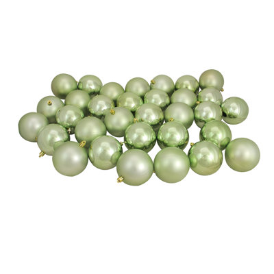 Boules de Noël incassables à 2 finitions