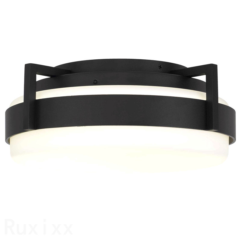 15 Inch Integrated Led Flush Mount, 4.5" H x 15" W x 15" D