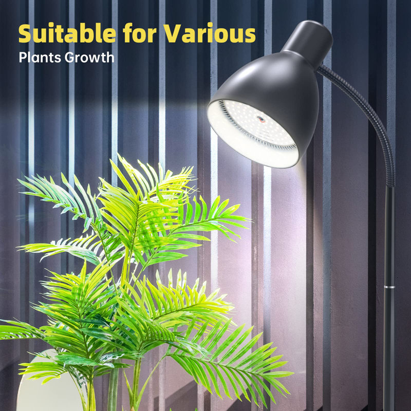 Floor Lamp, 5000K Full Spectrum 25W LED Grow Light For Indoor Plants - 55" H Floor Stand, Adjustable Angle With On/Off Switch?