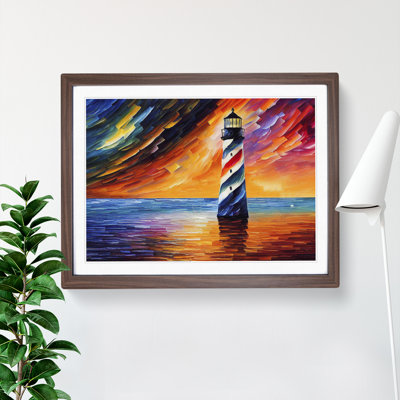 Colourful Lighthouse Vol.1 - Single Picture Frame Painting