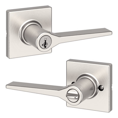 Levier de porte à clé Hollis avec rosette Hollis et SmartKey Hollis