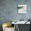  «Sandy Bay» par Meredith Howse, art mural sur toile, 12 po x 12 po