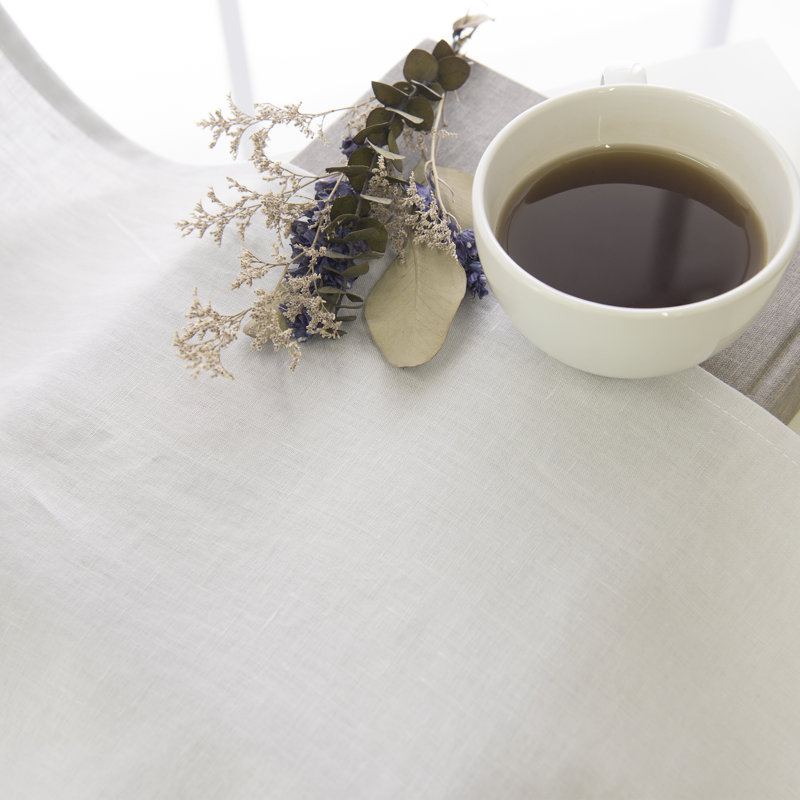 Abelia Semi Sheer Curtain, Dark Gray