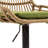 Gallinas 19.29'' Wide Swivel Armless with Footrest-1296953258