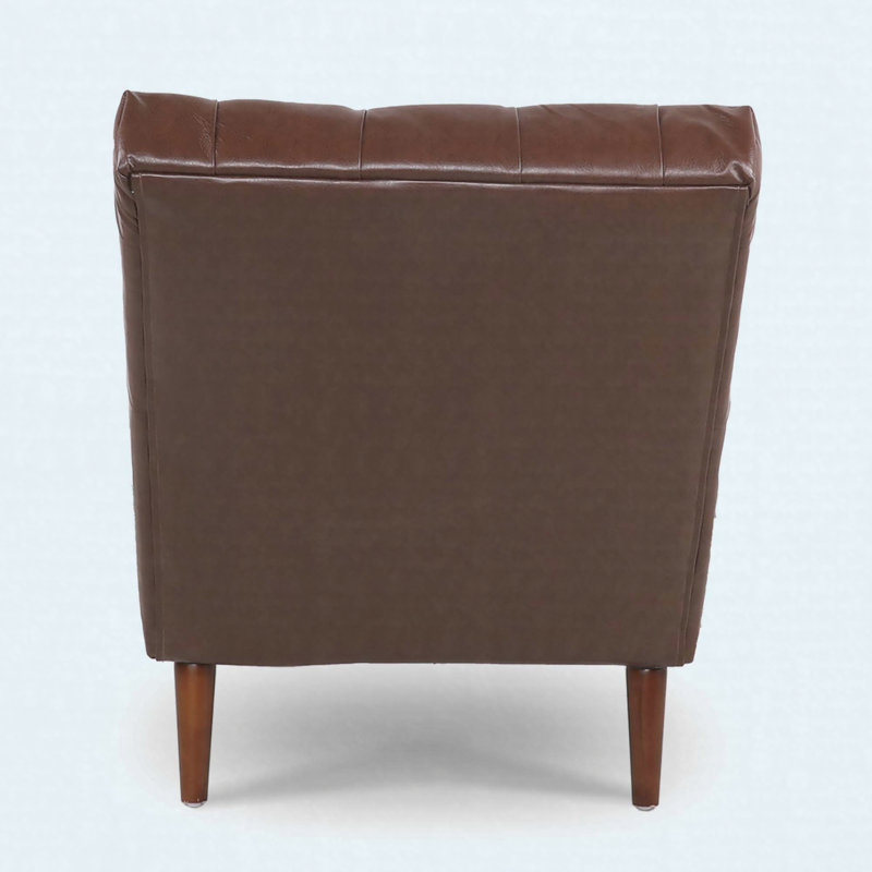 Chaise longue rembourrée, Dark Brown