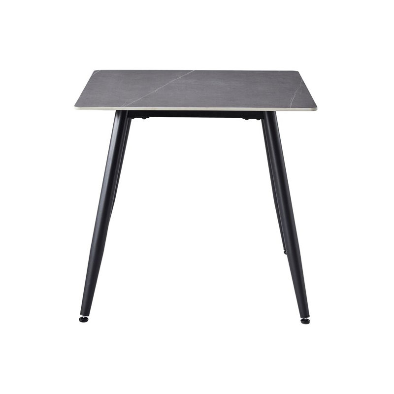 Brusly Solid Wood Dining Table, Armani Grey