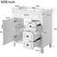 Meuble-lavabo de 30 pouces avec lavabo en céramique, 2 tiroirs et tablette réglable-132971831