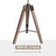 Interlachen Solid Wood Tripod Lamp