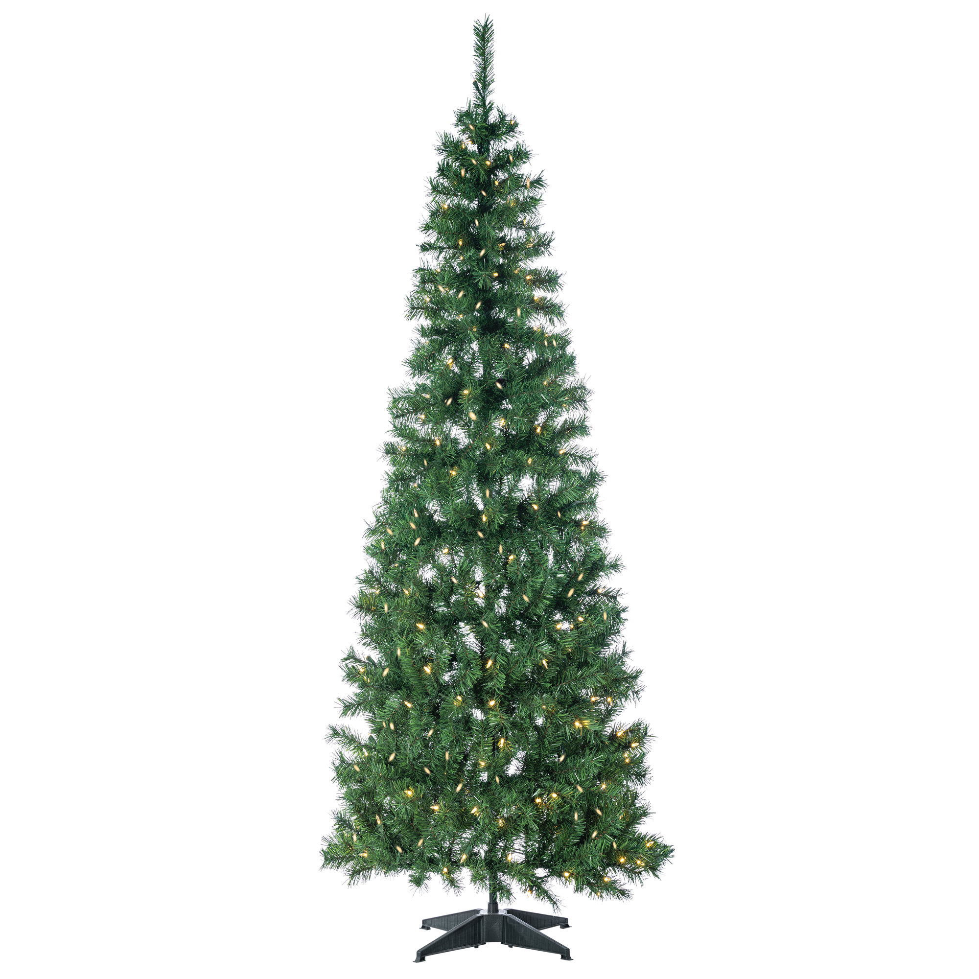 Lighted Artificial Fir Christmas Tree, 9' H