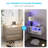 Jorid 21.3''W Wall Mounted Floating Nightstand with RGB Light-380110019