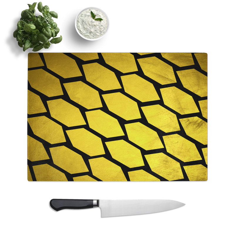 Golden Beehive Chopping Board, 0.4cm H x 28.5cm W x 39cm L