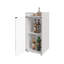 Bar 1 porte blanche avec tablette ouverte-468749706