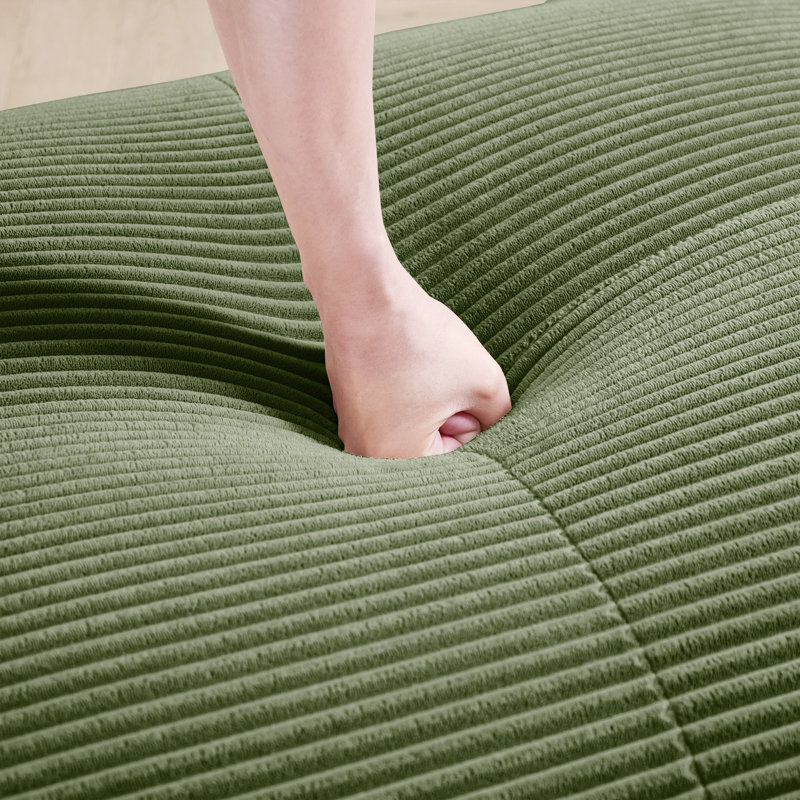Canapés ergonomiques en forme de U, velours côtelé, design moderne pour les salons