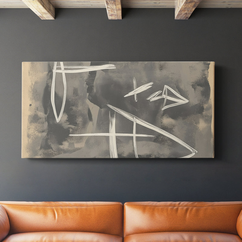 Toile tendue abstraite 8 # XCI-Gallery, H 16 po x l 32 po