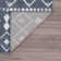 Geometric Modern Blue Area Rug