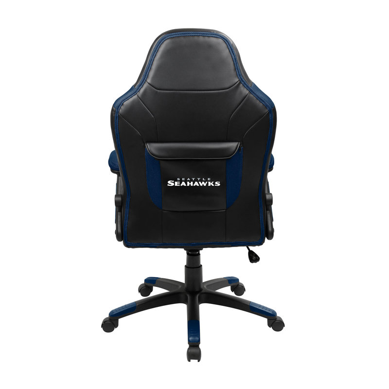 NFL Oversized Gaming Chair, Black/Gray and Seattle Seahawksand