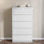 5 Drawer High Gloss Chest, (FSC 100%), Bedroom Home Storage Furniture-298268475