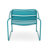 Chair: Teal Iron Backyard Relaxer, 24.58 In. D, 27.44 W, 25.07 H, 14.38 Lb Wt Enjoy Relaxation With Chair, Deep, Wide, High,