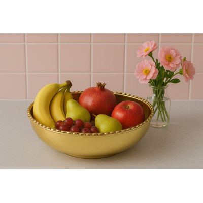 Large Bowl With Rope Rim