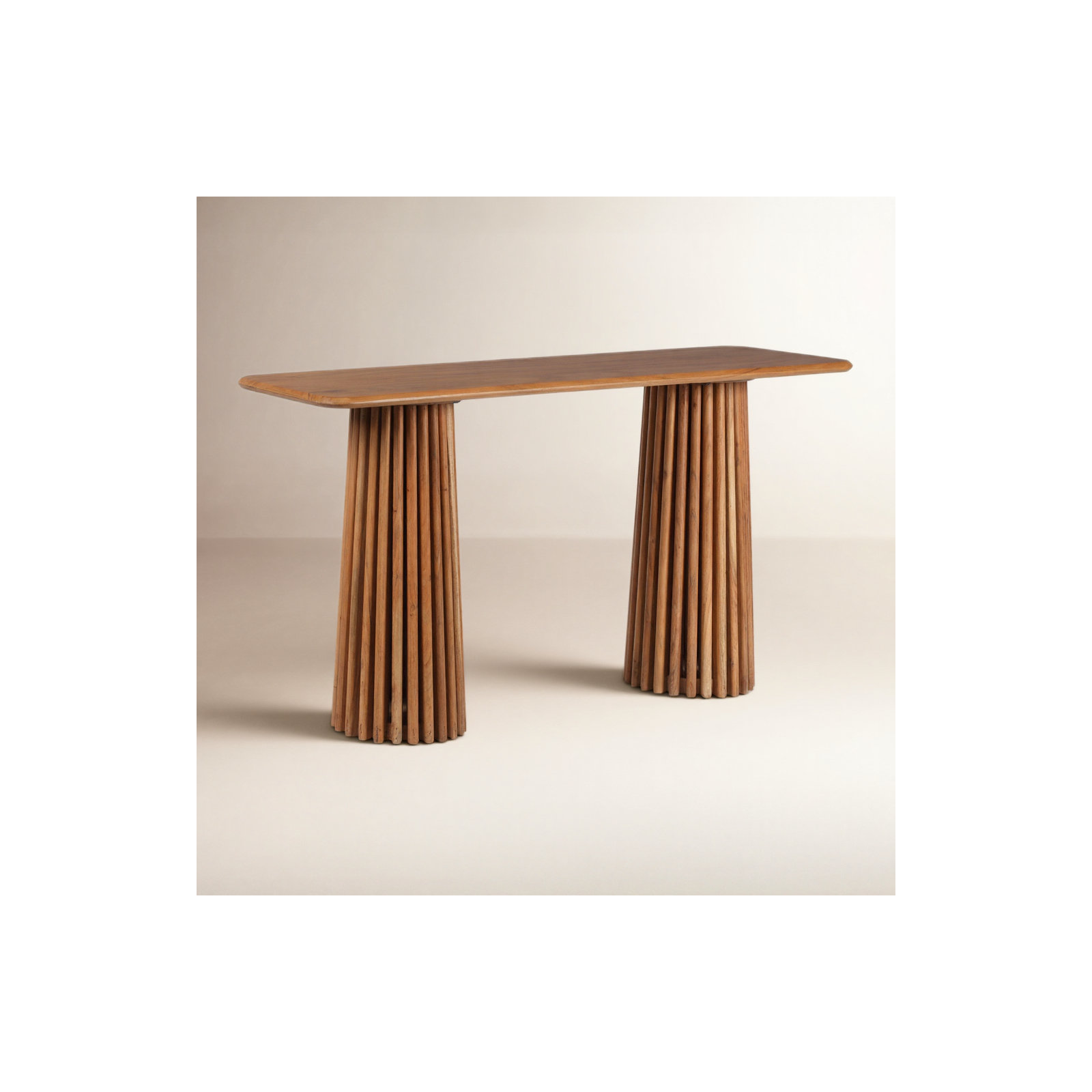 Roanne 55'' Solid Wood Console Table, Natural