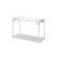Hohenstein 44'' Glass Top Console Table