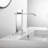 Single Hole Faucet Single-handle Waterfall Bathroom Faucet with Drain Assembly-88740462
