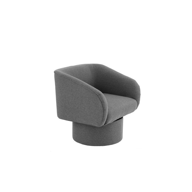Chaise d'appoint rembourrée Classic, Gris