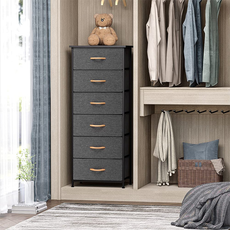 Barcelone 6 Drawer Storage Drawer, Grey