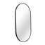 Miroir ovale mural en métal-1667419002