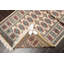 Tapis oriental beige en laine noué à la main 3 po x 2 po x 4 po x 11 po KPSI