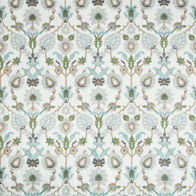 Baret Solanum Emb Cotton Blend Fabric