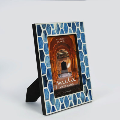 Mela Artisans Gramercy Bone Inlay Photo Frame 5x7