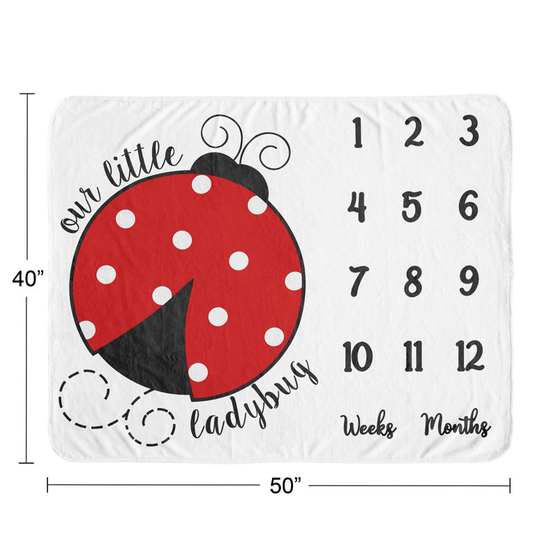 Couverture pour bébé Little Ladybug