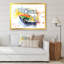 «Retro Grungy Hippy Bus», peinture sur toile-67440133-67440143