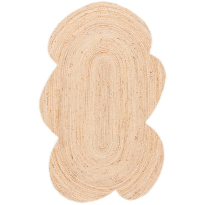 Natural Fiber Hand Woven Jute Pile Rug