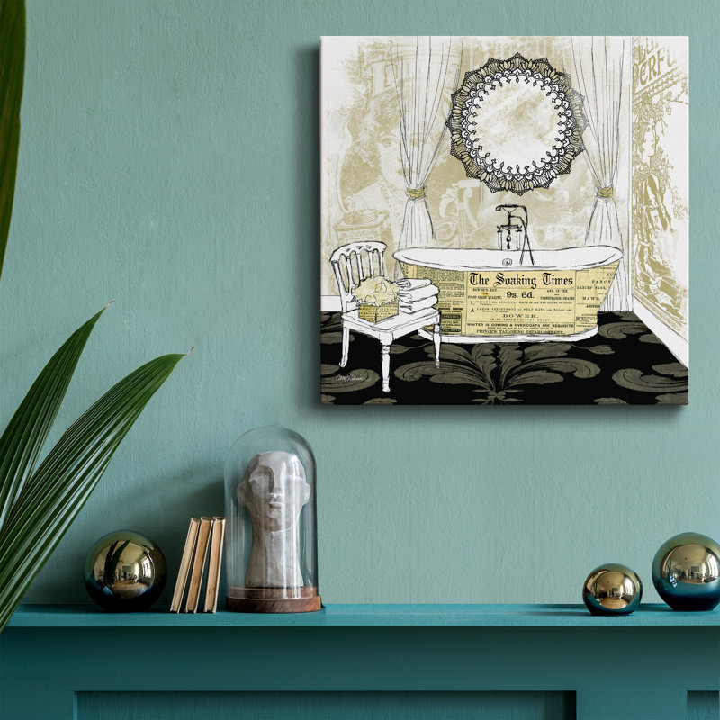 So Soho Times - Impression sur toile tendue, H 10 po x l 10 po x P 1,5 po
