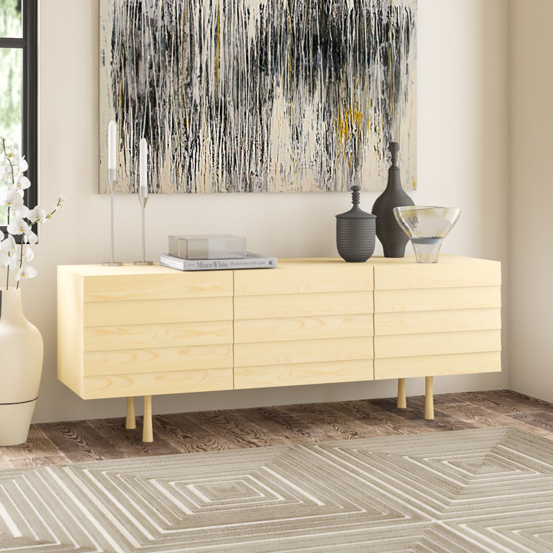 Lap 72'' W Sideboard, Whitewashed Maple