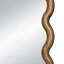 Miroir de plancher surdimensionné en bois
