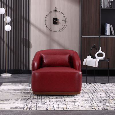 Fauteuil d'appoint pivotant rembourré
