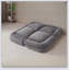 Canapé-lit double convertible pliable, gris, avec 18 positions réglables et un confort amélioré pour une utilisation polyvalente-2107205573