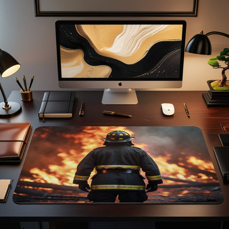 Polyester Desk Pad, 14.4x12.1