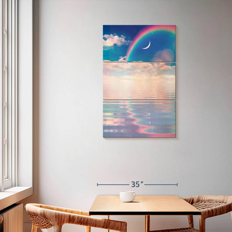 Kelan Rainbow Vibes, 57" H x 36" W