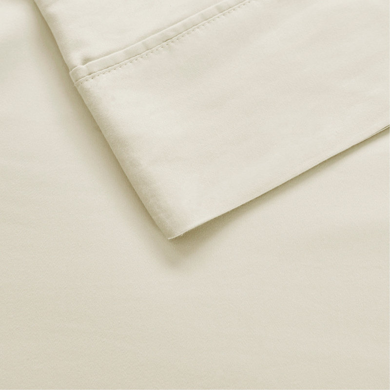 Ensemble de draps 4 pièces HeiQ, Courtepointe double et 3 pièces supplémentaires, Ivory